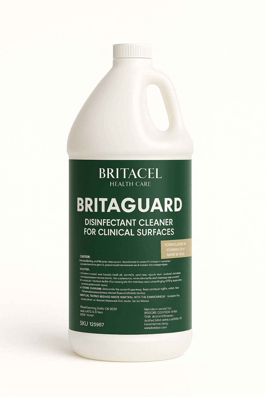 BRITAGUARD - DISINFECTANT CLEANER FOR CLINICAL SURFACES